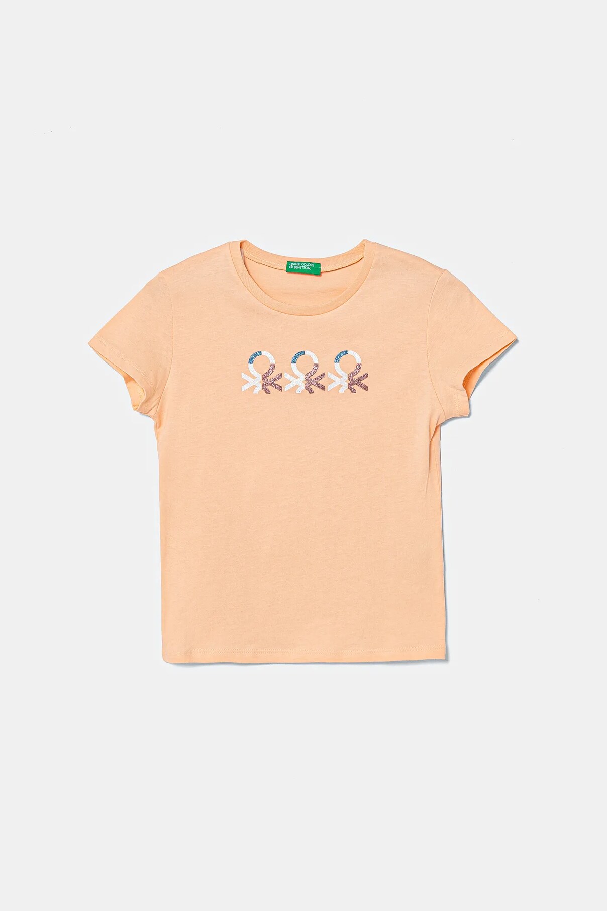 

Футболка из хлопка для детей United Colors Of Benetton, оранжевый