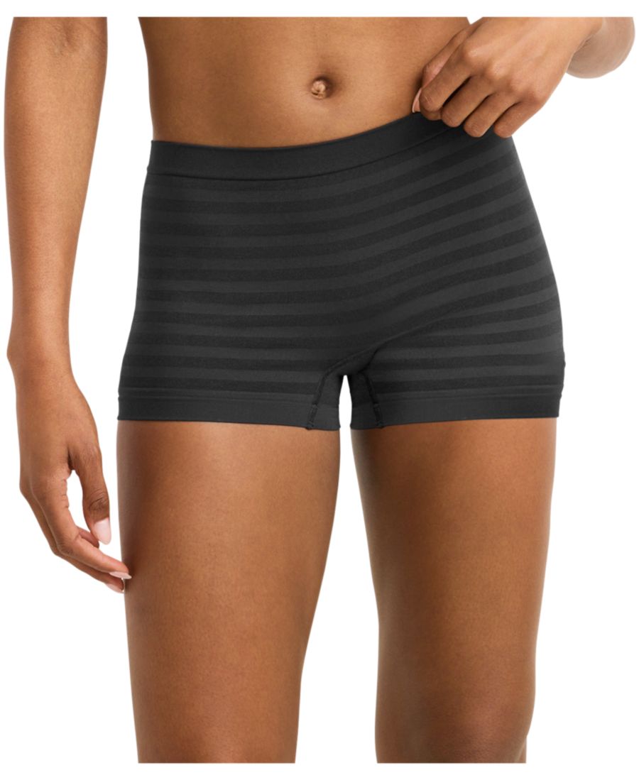 

Комплект из 3 бесшовных шорт для мальчиков с полной защитой Jockey, Black Stripe