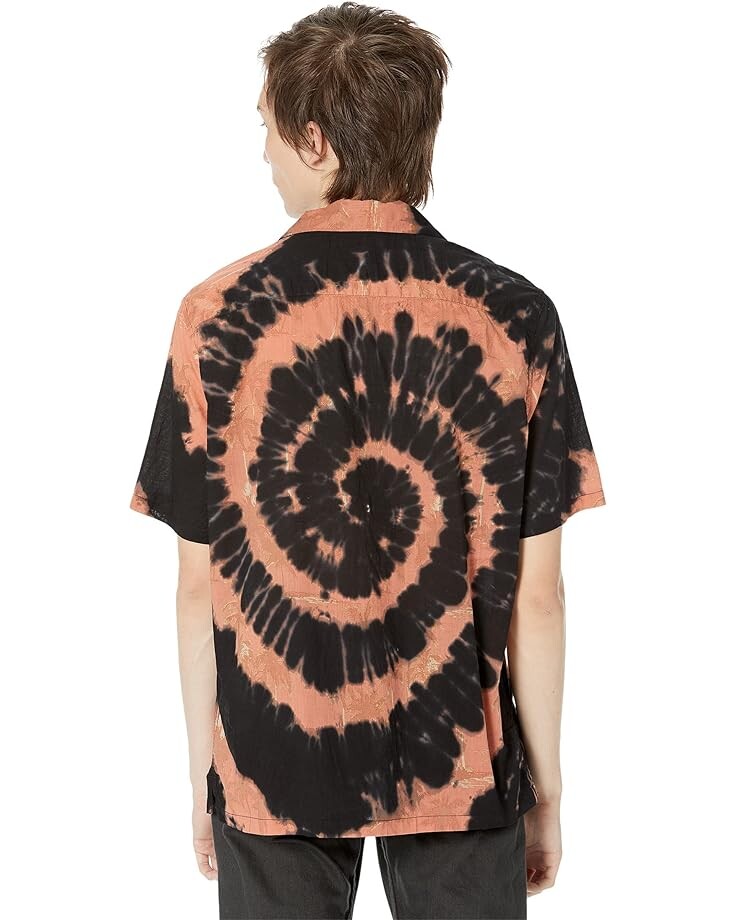 

Рубашка AllSaints Hades Short Sleeve Shirt, цвет Jet Black