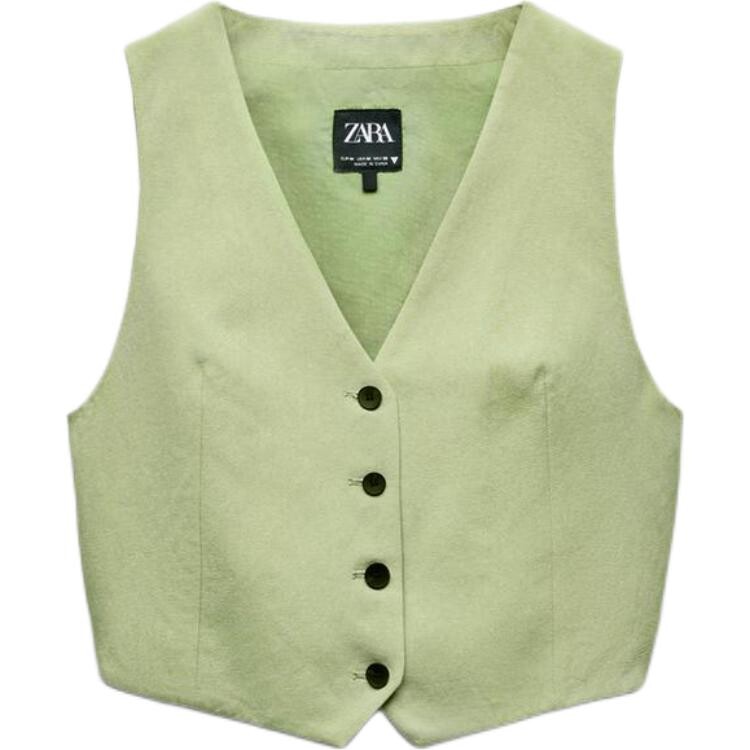

Жилет женский светло-зеленый Zara