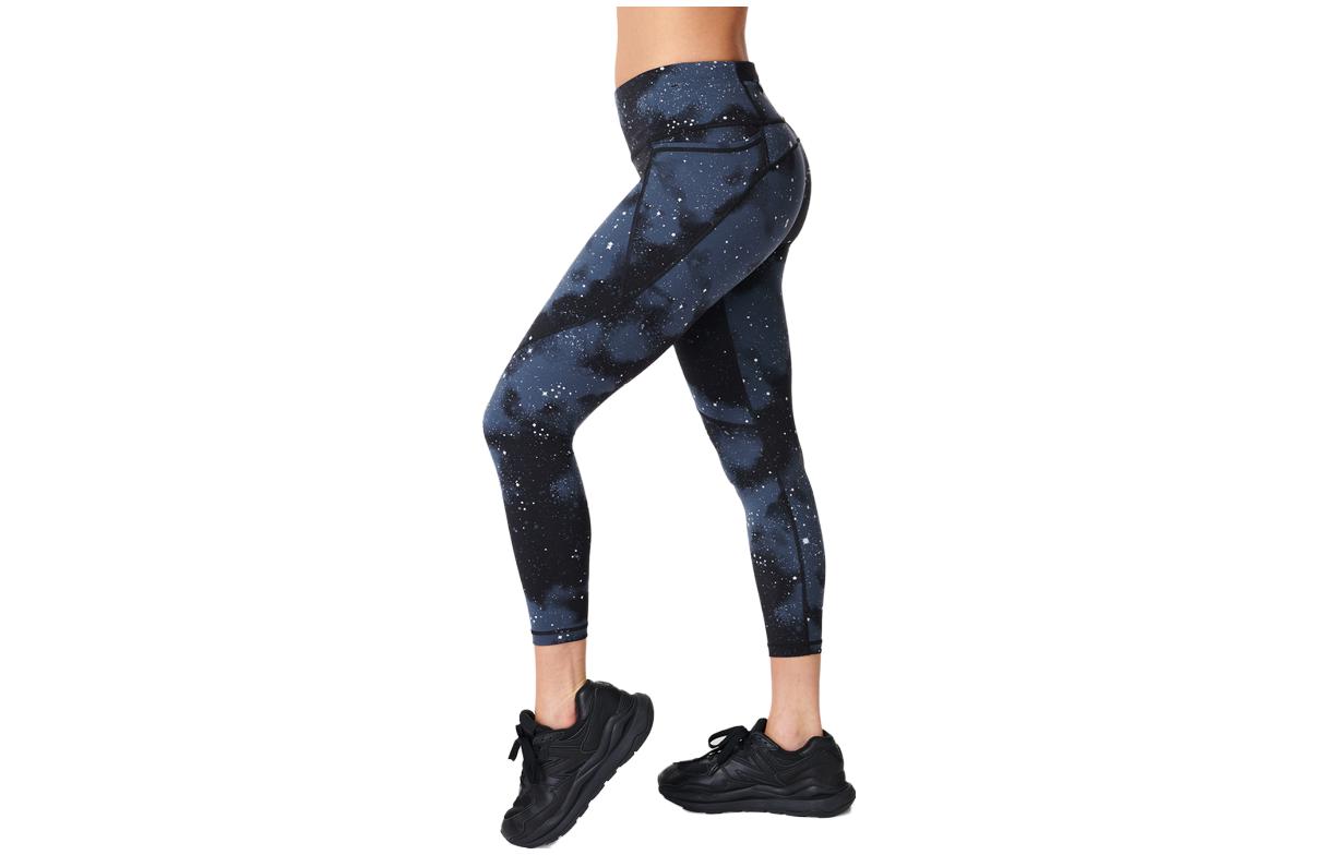 

Спортивные брюки женские Sweaty Betty, Ultra Black Camouflage Print