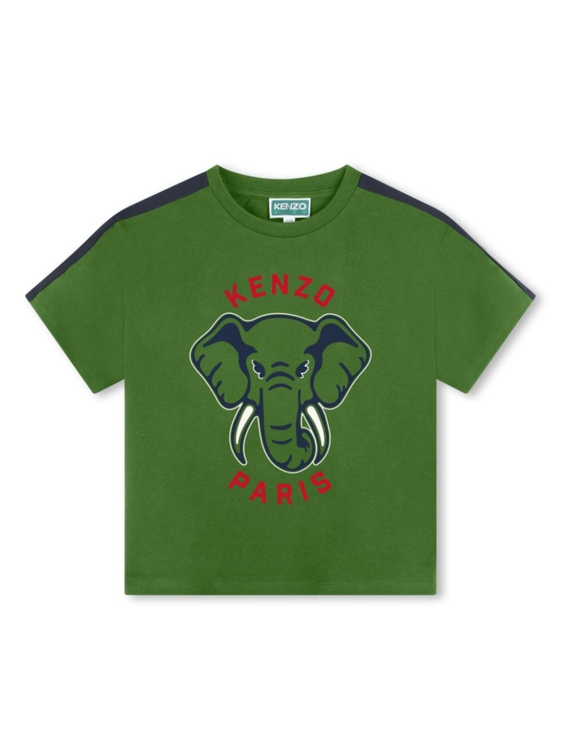 

Kenzo Kids футболка с принтом Elephant, зеленый