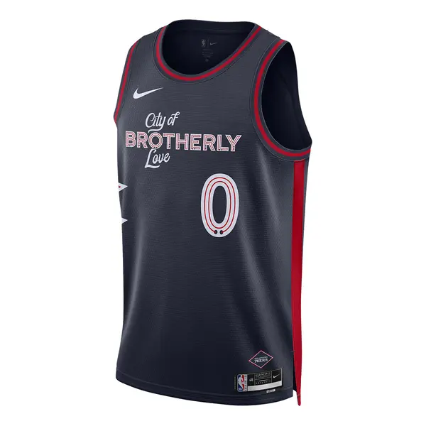 

Майка Nike Dri-FIT NBA Swingman Jersey 2023/24 City Edition 'Philadelphia 76ers Tyrese Maxey', синий