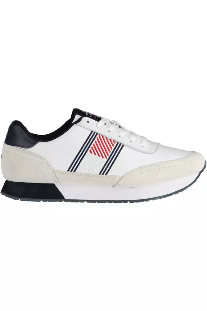 

Белые кожаные мужские кроссовки Tommy Hilfiger