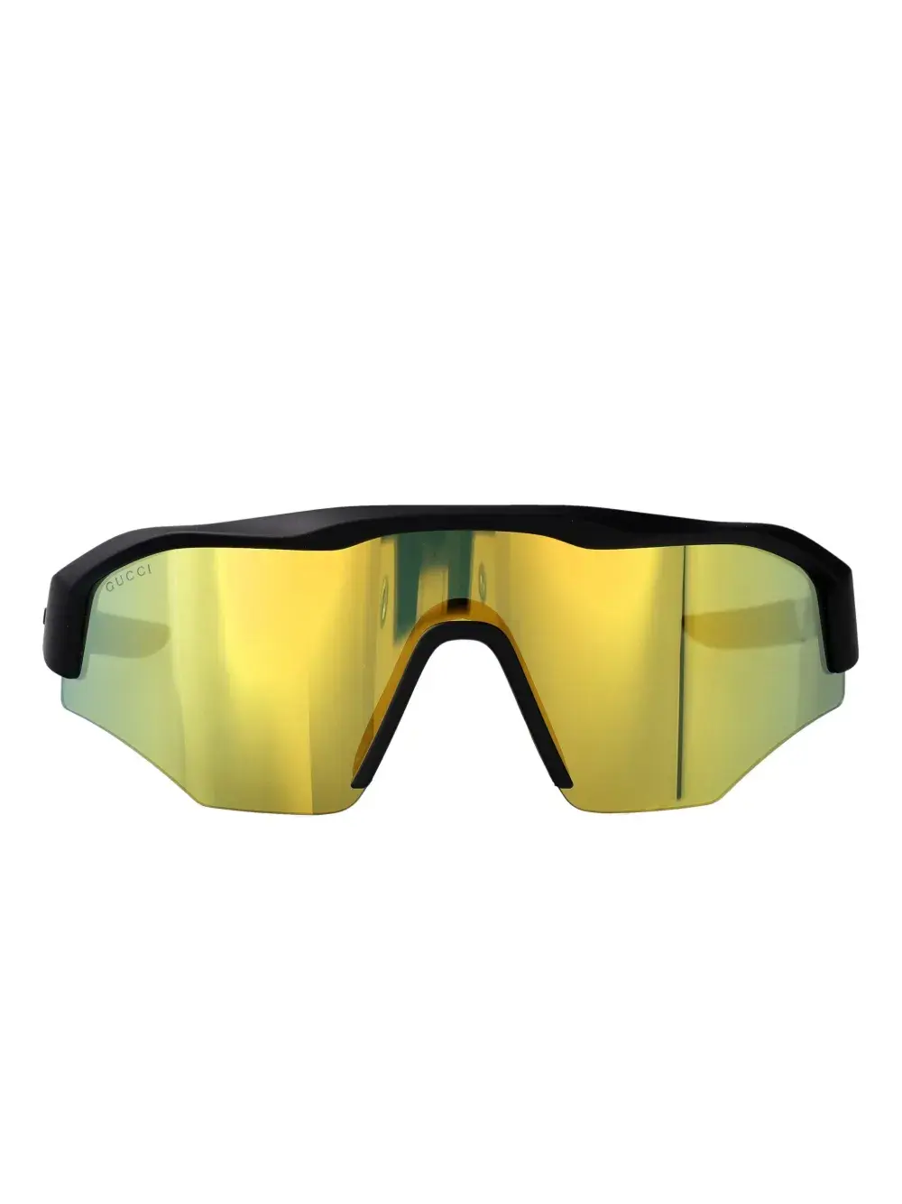

Солнцезащитные очки с оправой-щитком Gucci, черный