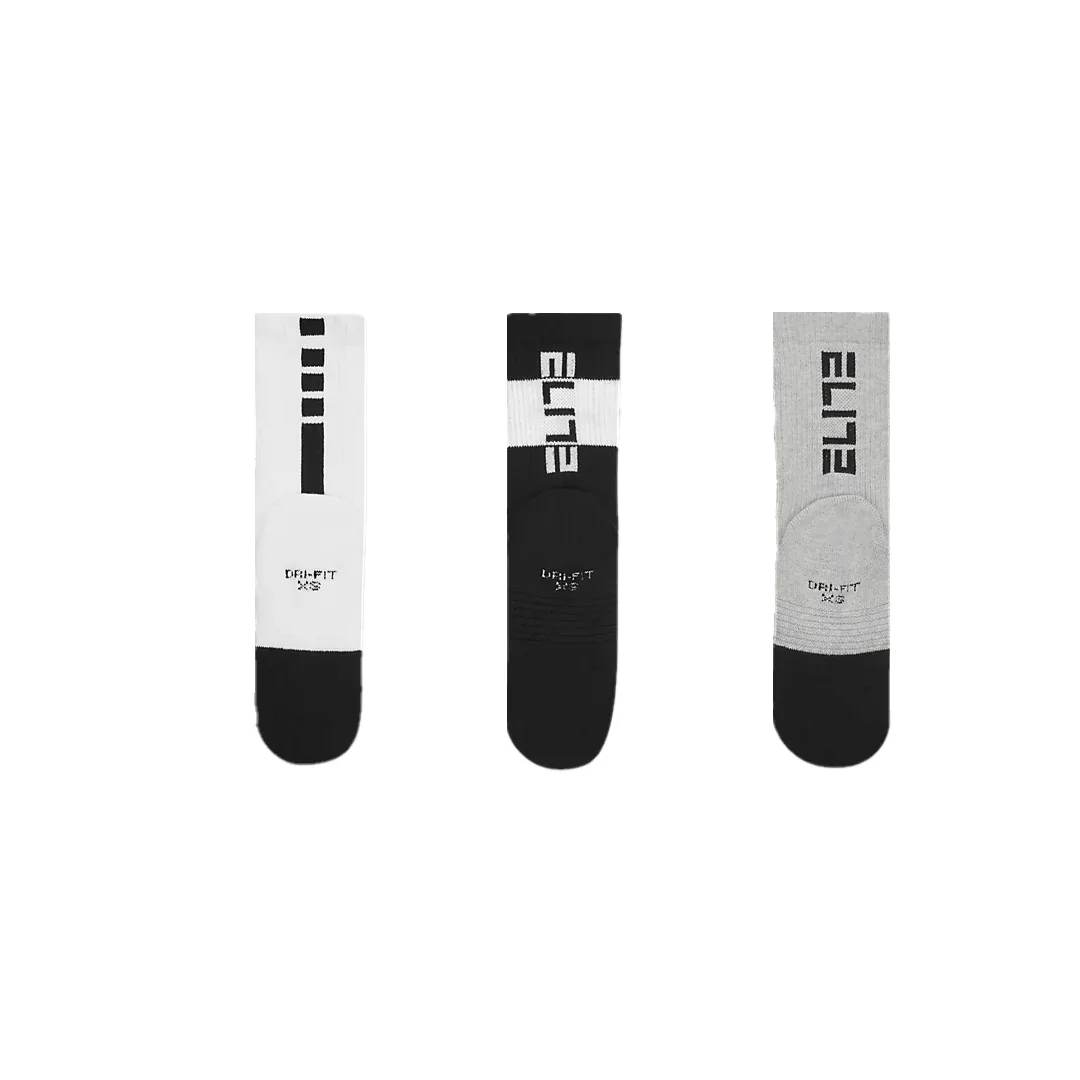 Носки Dri Fit 3 пары для детей 3-7 лет Nike, 3 pack (toned темно-серый) — фото 4