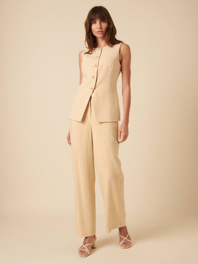 

Широкие брюки с вискозой LENZING ECOVERO Nobody's Child, Cream