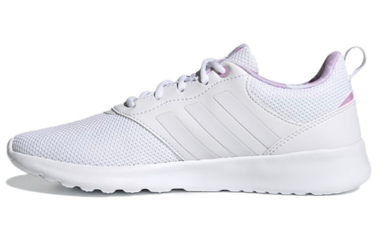 

Кроссовки для бега Qt Racer 2.0 женские с низким верхом, белые/фиолетовые Adidas Neo