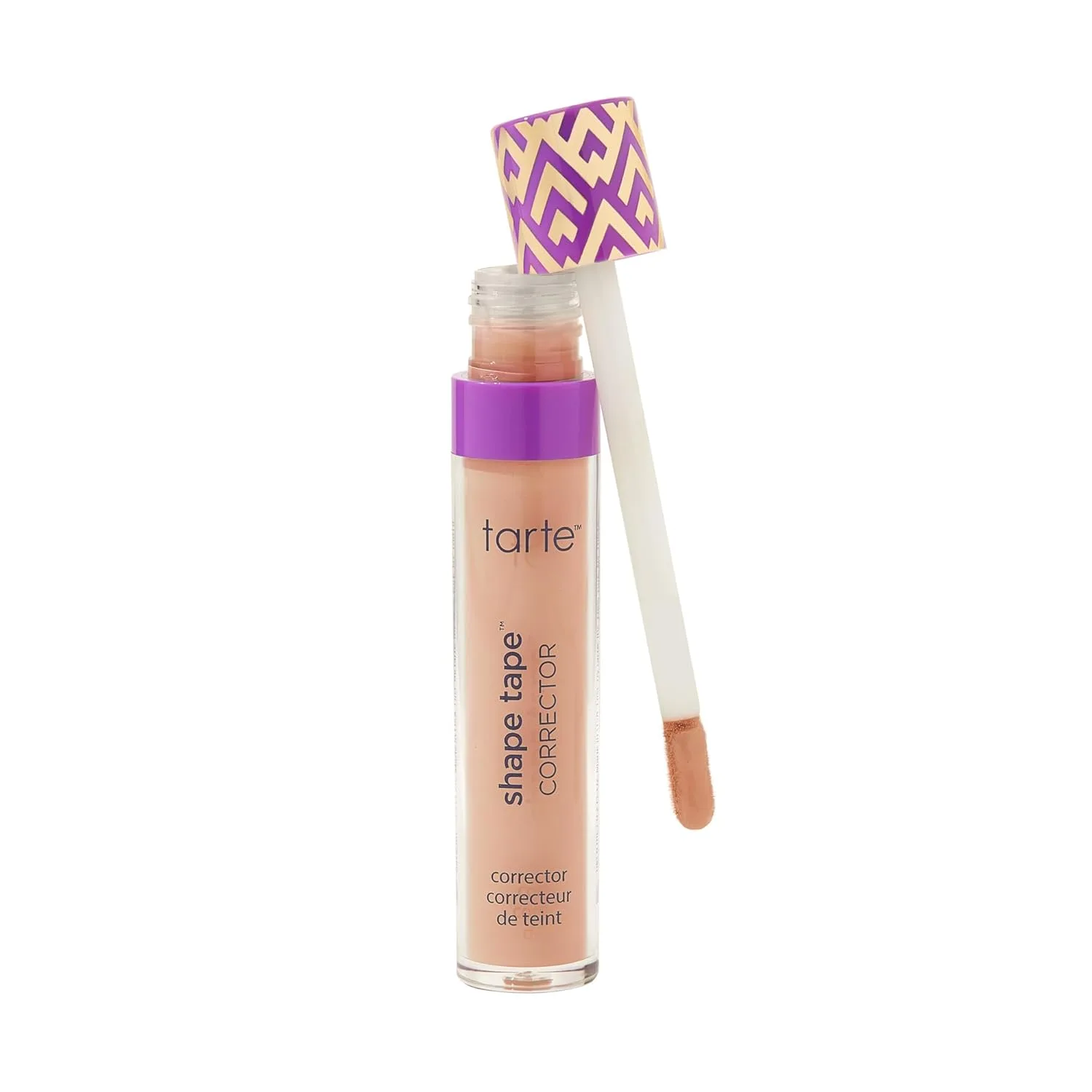 Tarte Shape Tape корректор - смешиваемая формула для нейтрализации несовершенств, темных пятен, пигментации и кругов под глазами с гиалуроновой кислотой и веганским скваланом, cruelty free, peach