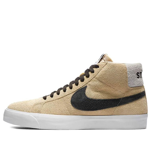 

Кроссовки x stussy sb blazer mid 'midwest gold' Nike, бежевый