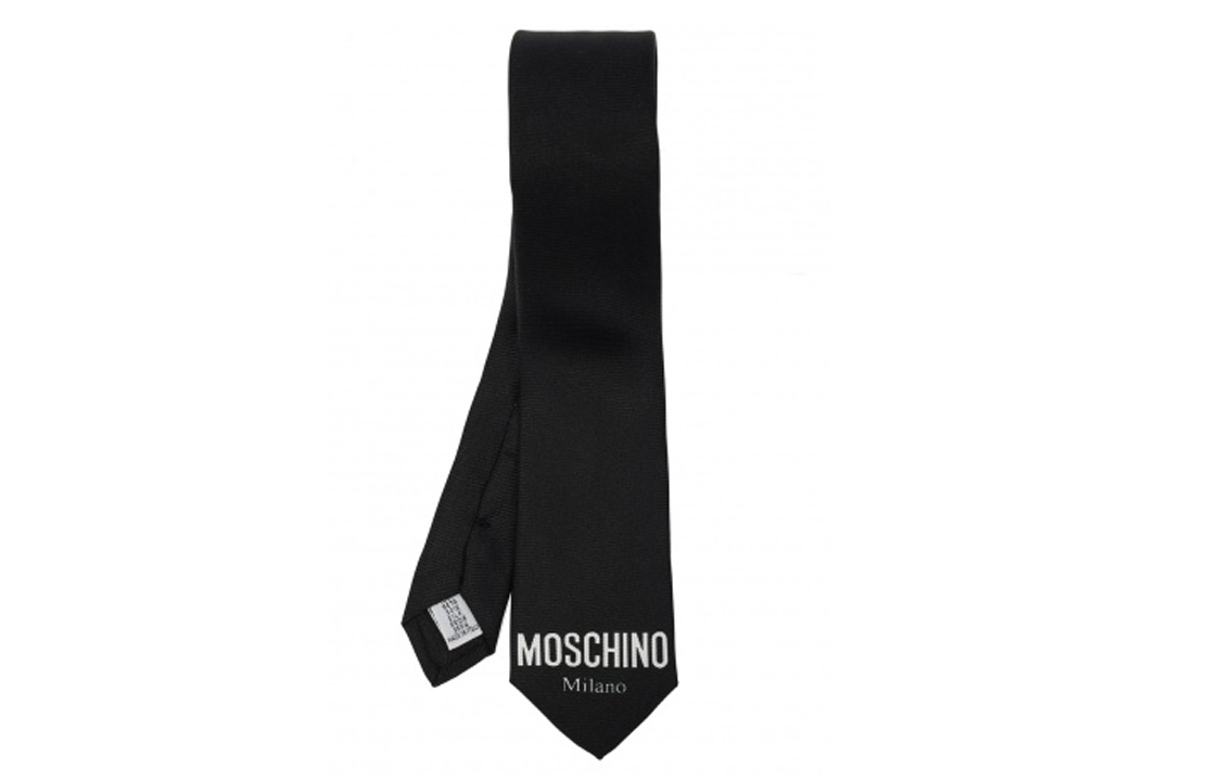 

MOSCHINO Галстук с логотипом, Black