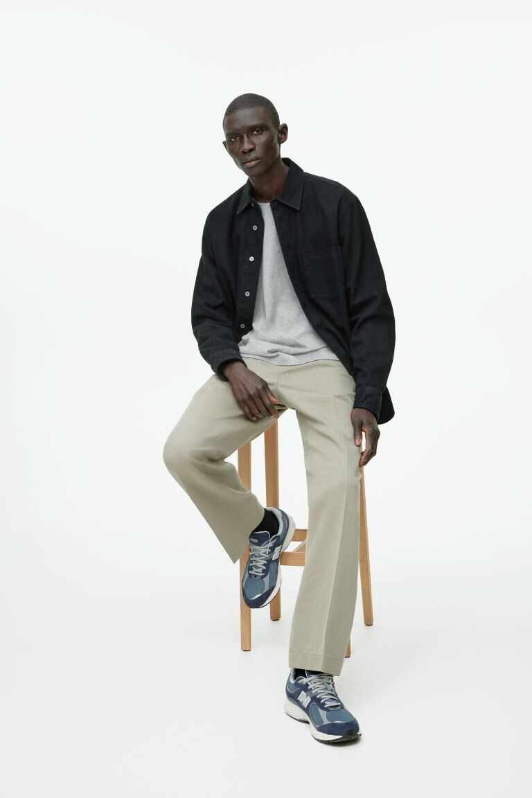 

Тяжелая футболка H&M, серый