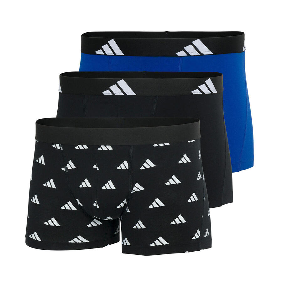 

ADIDAS Мужские шорты/брюки в ретро-стиле – упаковка из 3 шт., Active Flex Cotton