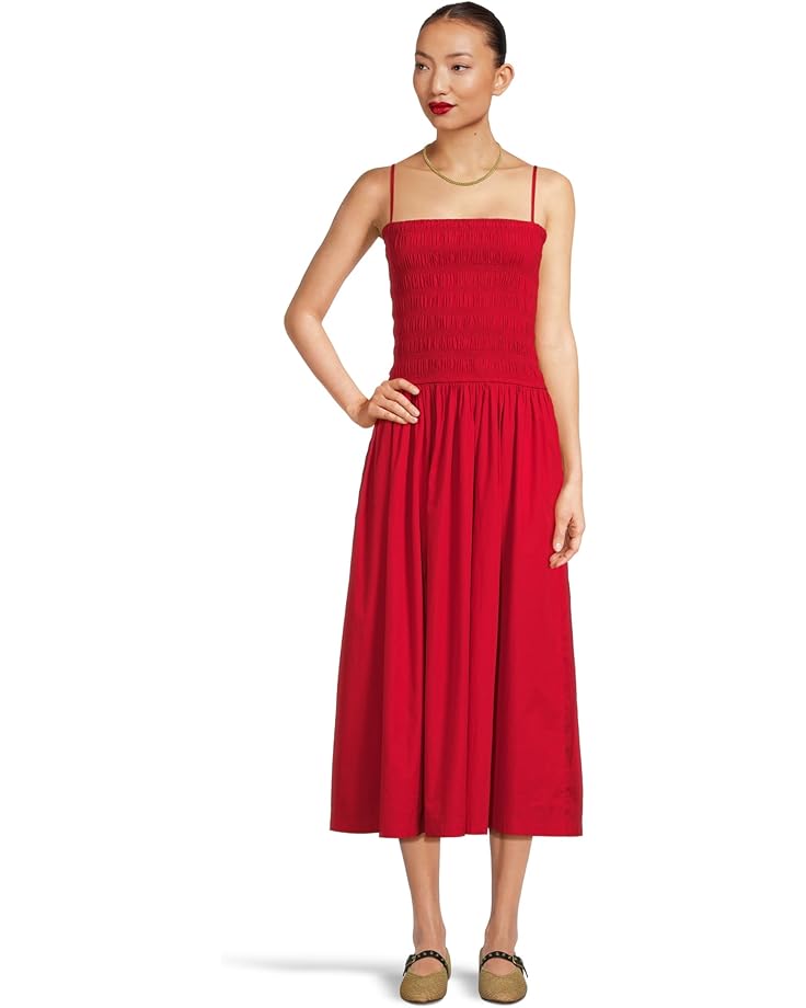 

Платье Madewell Peony Dress, цвет Festival Red