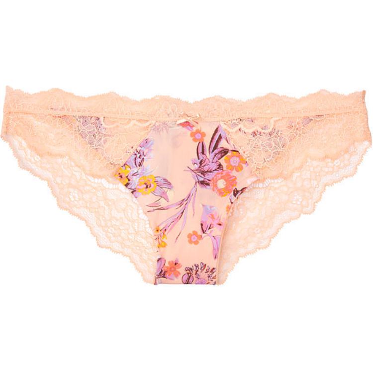 

Трусы женские, 1 упаковка, цвет: кожа, разноцветный Victoria's Secret, 1 Pack (Skin Tone Flower)