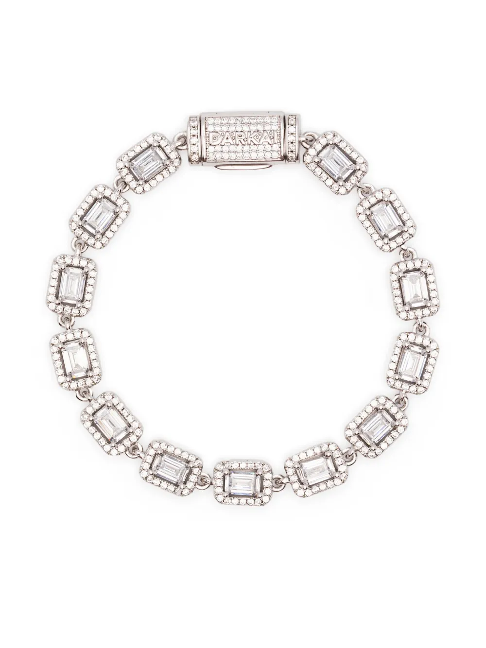 

Браслет Tennis Baguette Darkai, серебристый
