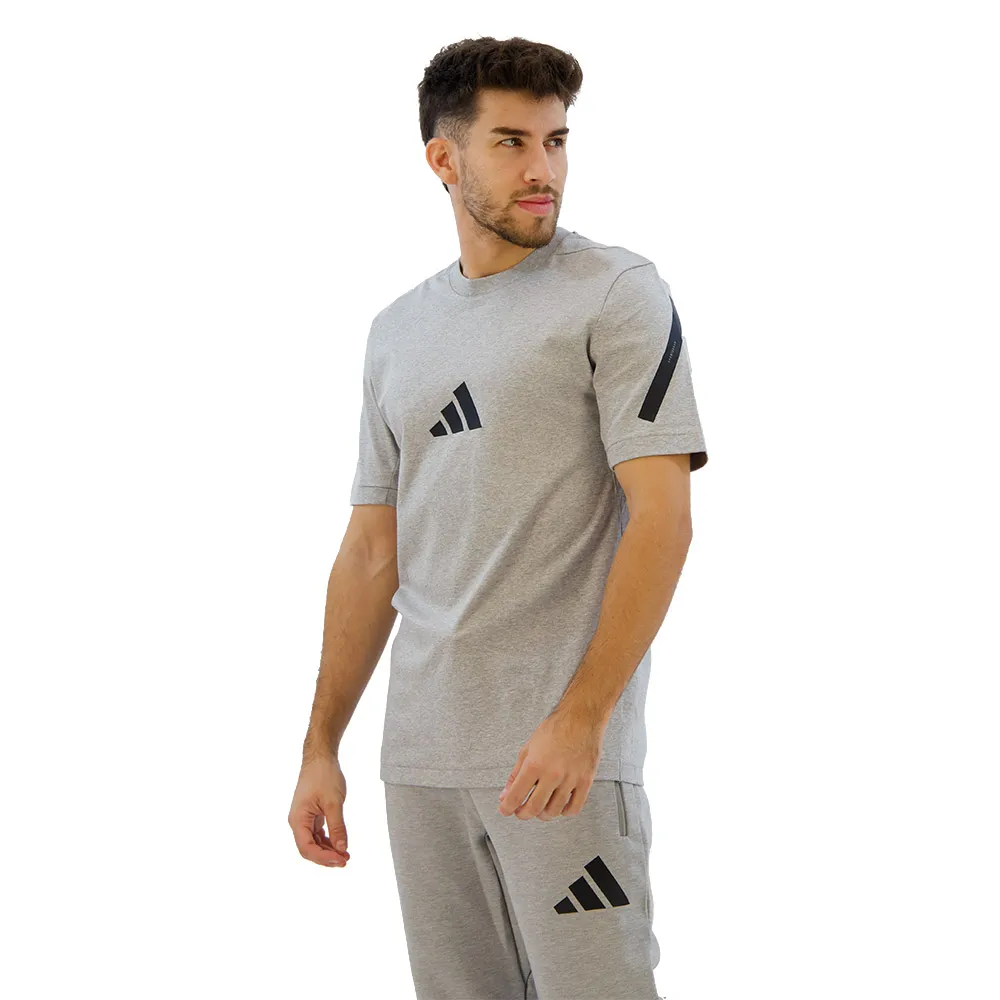 Футболка adidas Z.N.E, серый — фото 3
