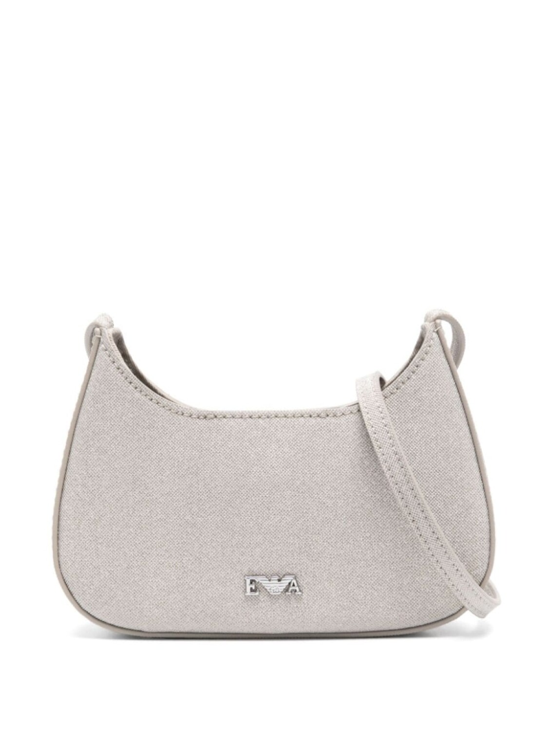 

Сумка через плечо Emporio Armani Kids с блестками, серебряный