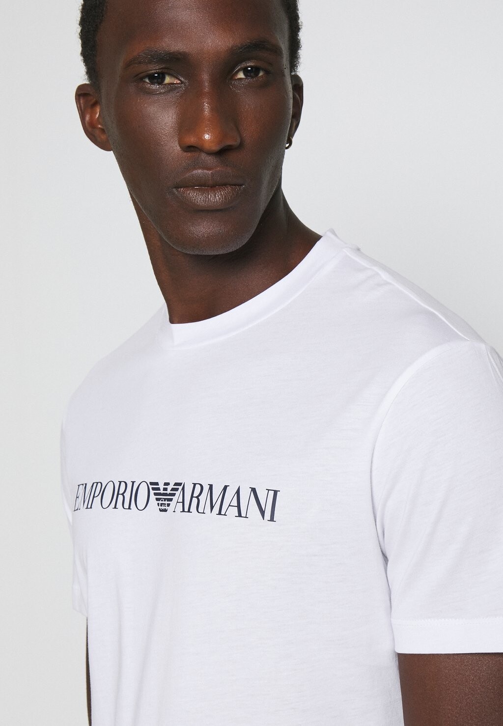 

Футболка с принтом Emporio Armani, bianco