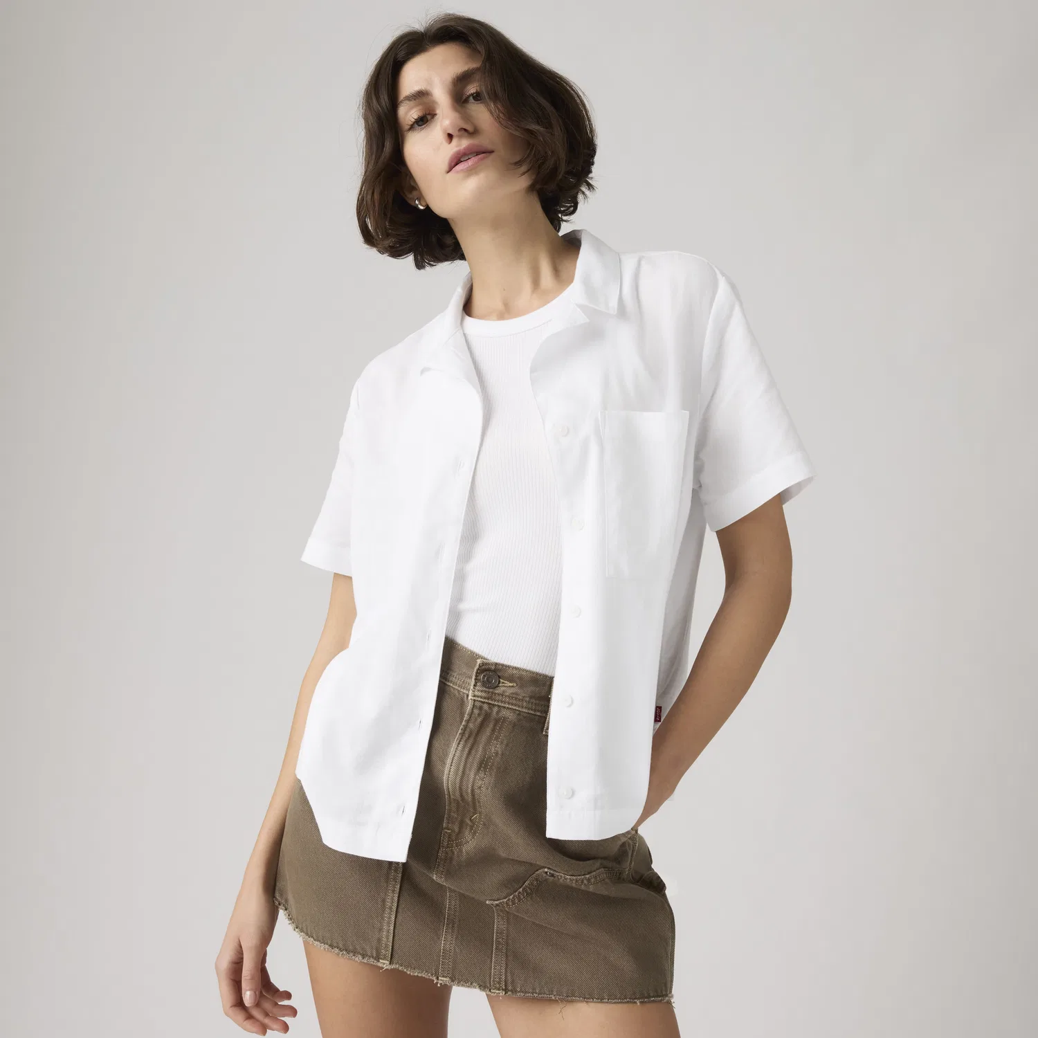 Рубашка Элби Кэмп Levi's, White
