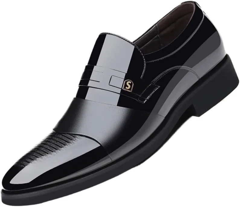 Туфли кожаные мужские Luxury Leather, классические, черные UOPYNE