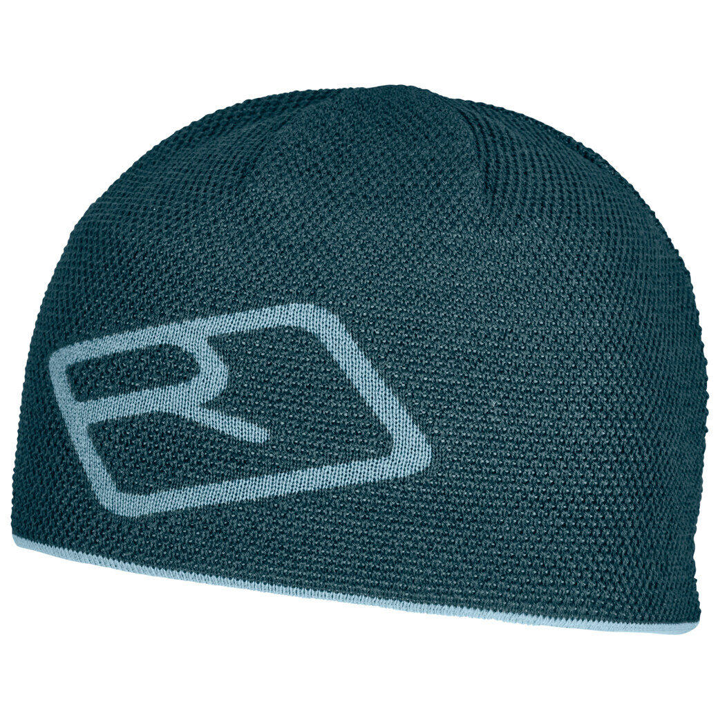 

Шапка Ortovox Merino Logo Knit Beanie, цвет Dark Arctic Grey