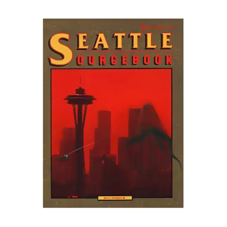 

Seattle Sourcebook, Shadowrun (1st Edition), мягкая обложка