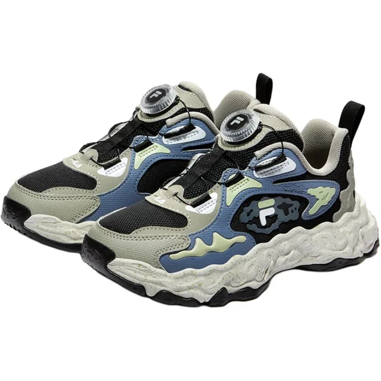 FILA KIDS Heritage FHT синтетическая кожа, текстиль низкие повседневные кроссовки детские — фото 4