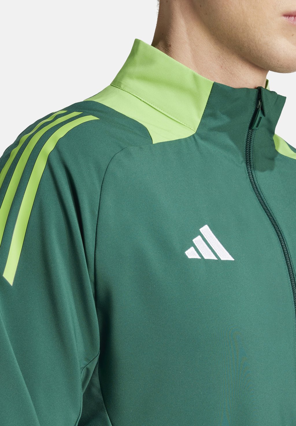 Тренировочная куртка TIRO 24 COMPETITION PRÄSENTATIONS Adidas Performance, зеленый — фото 2