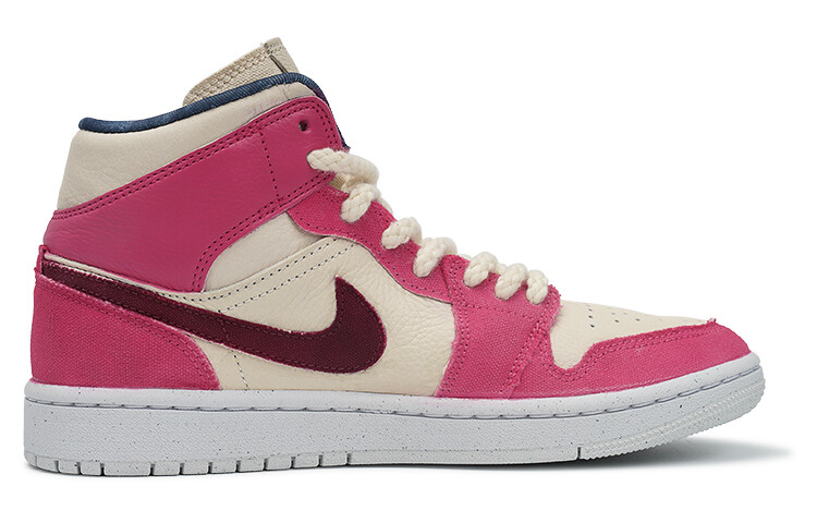 

Кроссовки Air Jordan 1 Vintage Basketball Shoes Women's High-Top Pink