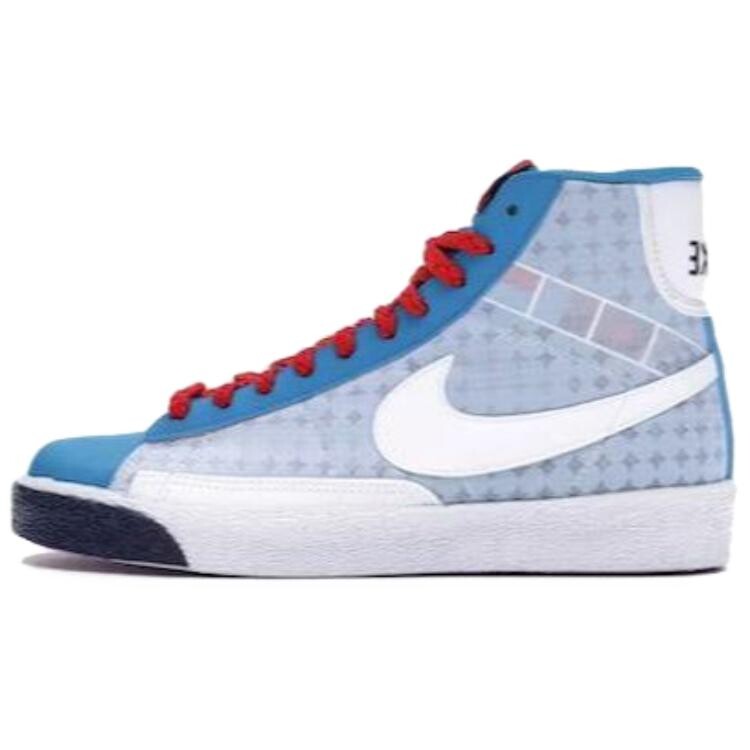 

Кроссовки Nike Blazer High Neo Turquoise/Midnight Navy-Cement Red Women's, синий