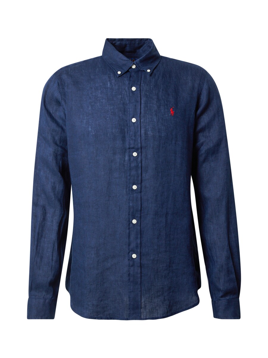 

Повседневная рубашка Polo Ralph Lauren Regular fit Button Up Shirt, темно-синий