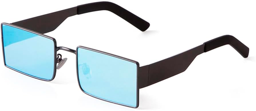 

Винтажные панк-солнцезащитные очки прямоугольной формы для мужчин и женщин, модные ретро-очки в стиле стимпанк с металлическим покрытием и защитой от ультрафиолета UV400 HVTVTLA, C4