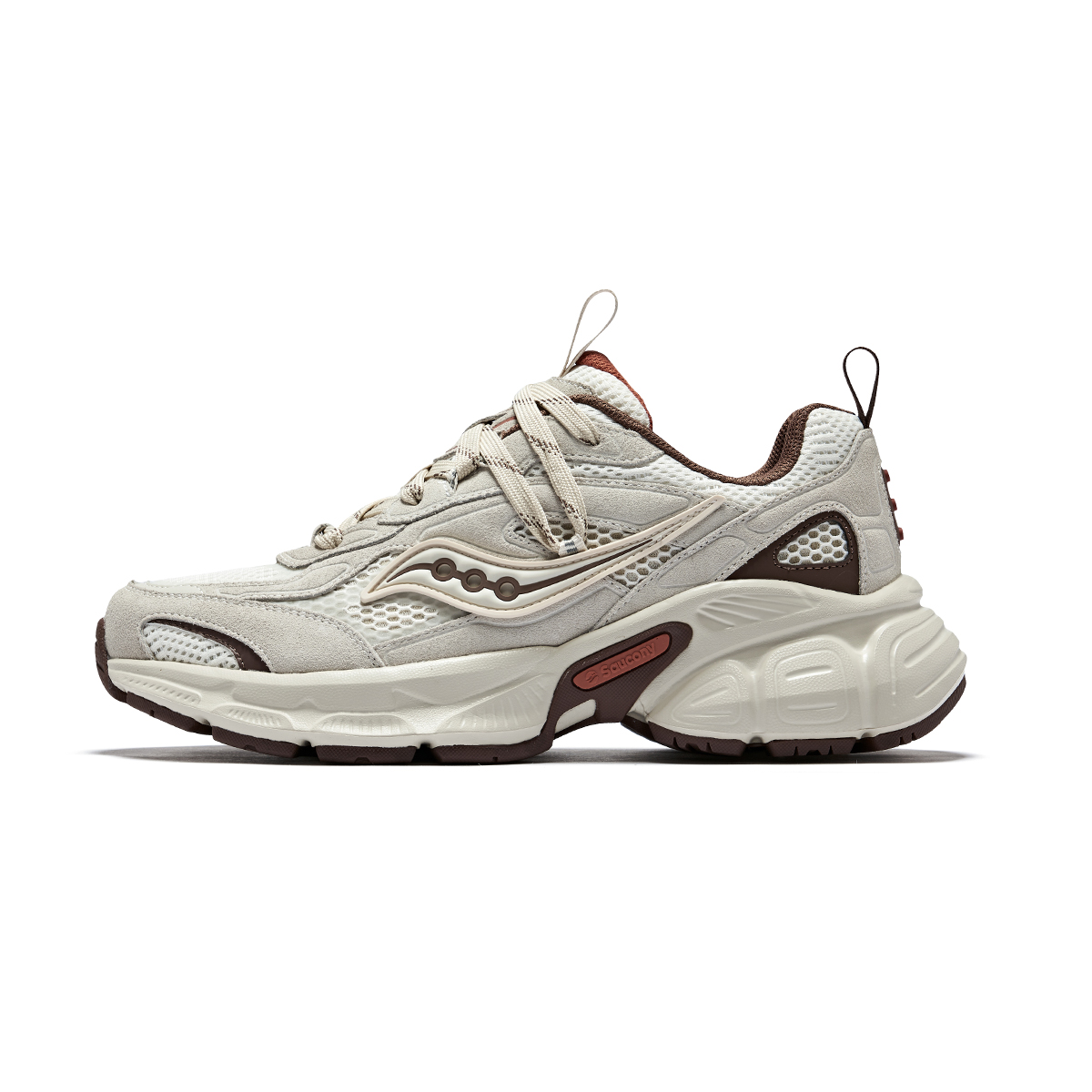 

Saucony 2K CAVALRY кроссовки низкие унисекс бежево-коричневые, цвет Beige Brown