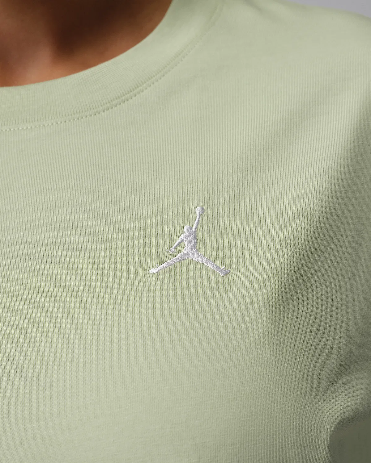 Женский топ Jordan Essentials, Olive Aura/White — фото 4