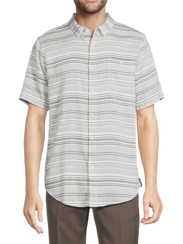 

Рубашка Cruz Classic Fit с воротником на пуговицах Ezekiel, серый