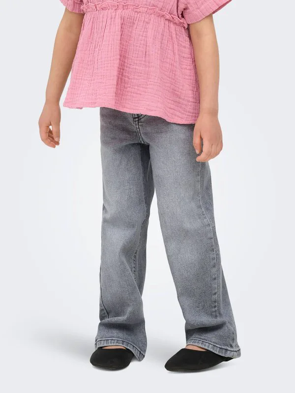Mit weitem джинсы свободного кроя Only Mini, Medium Grey Denim — фото 2