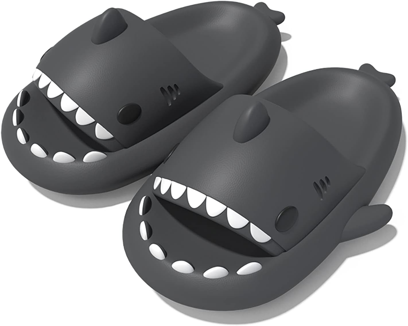 

Сланцы Zureto Shark унисекс - милые радужные облачные акулы для женщин и мужчин взрослых, черный