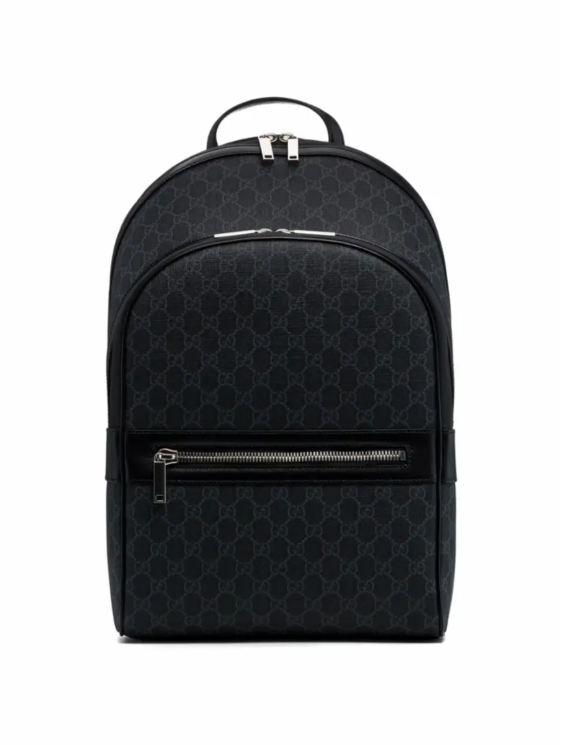 

Рюкзак с монограммой Gucci, черный