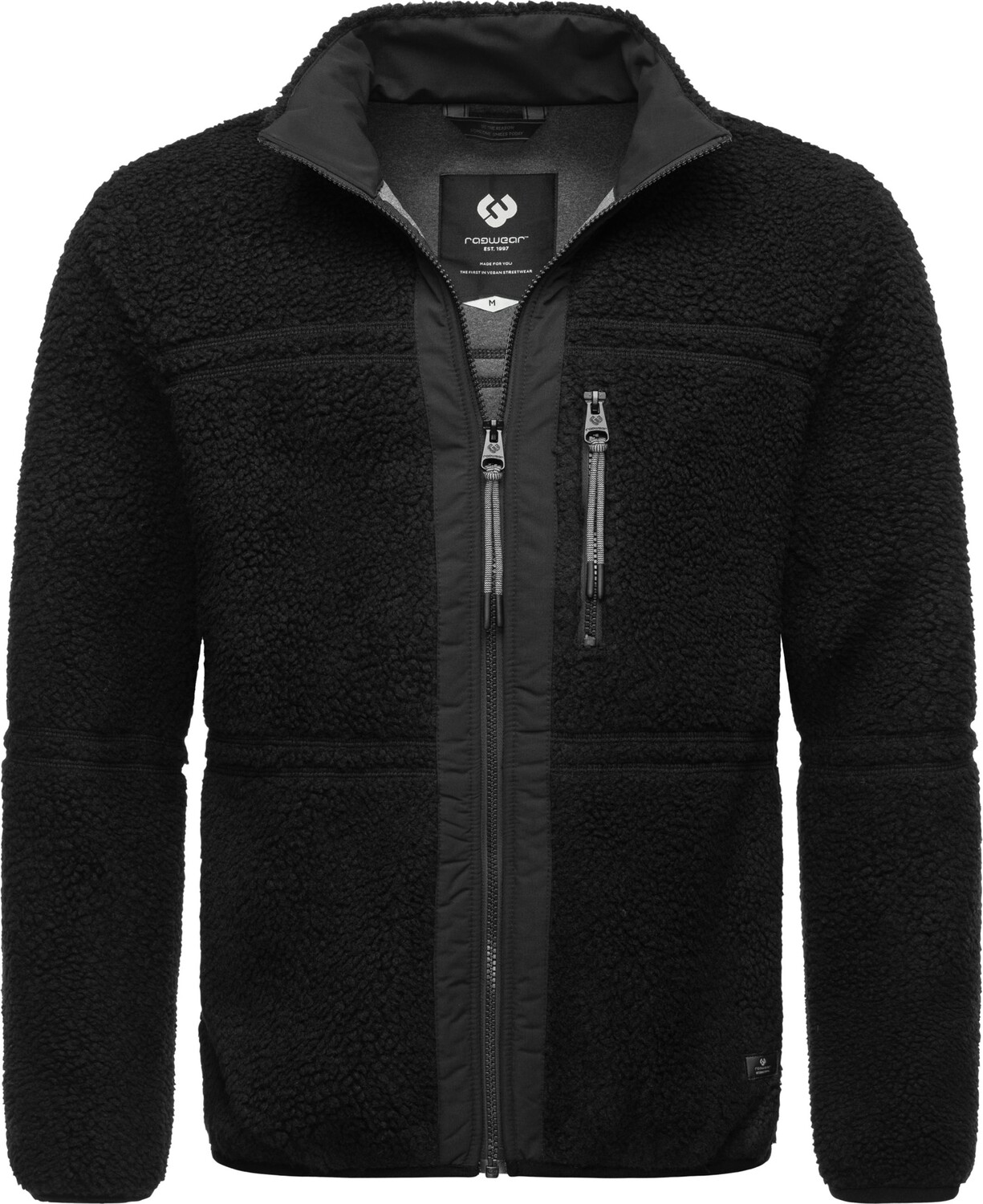 

Флисовая куртка ragwear Plüschjacke Noory, черный