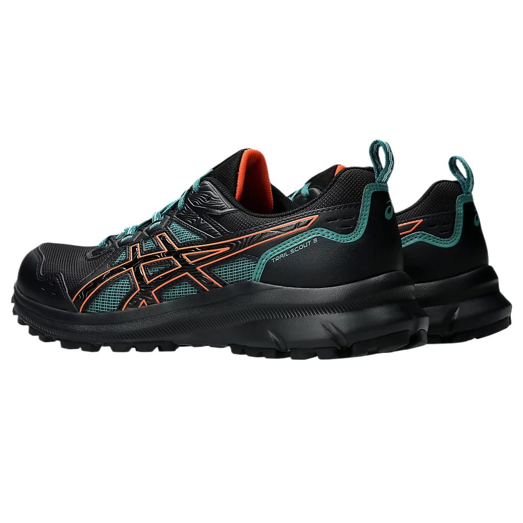 Кроссовки для бега Trail Scout 3 Low Top для детей ASICS, черный — фото 2