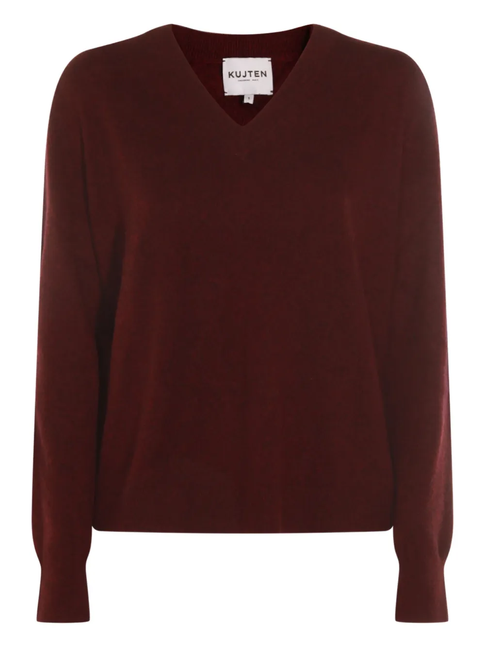 

Свитер с V-образным вырезом kujten, красный