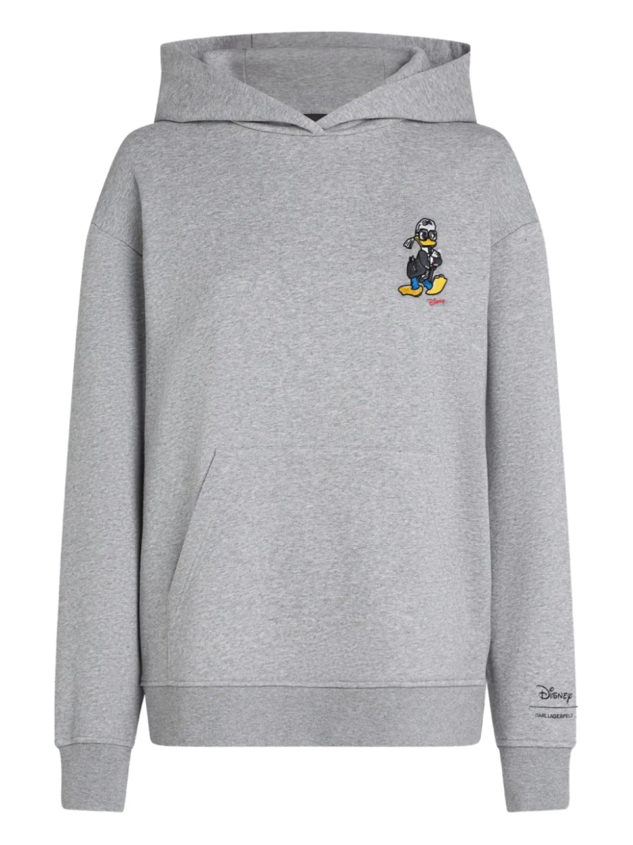 

Толстовка с капюшоном X Disney из хлопковой смеси Karl Lagerfeld, серый