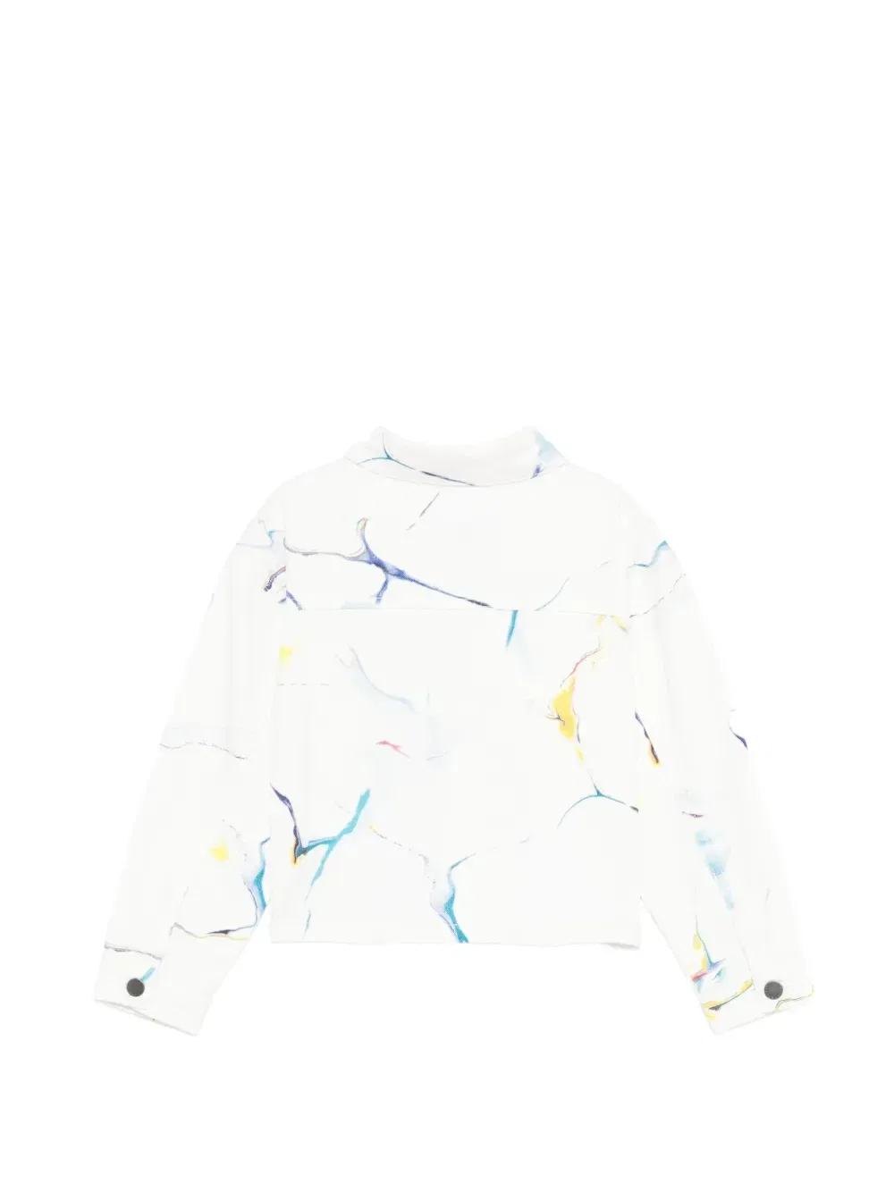 Джинсовая куртка Stella McCartney Kids, белый — фото 2