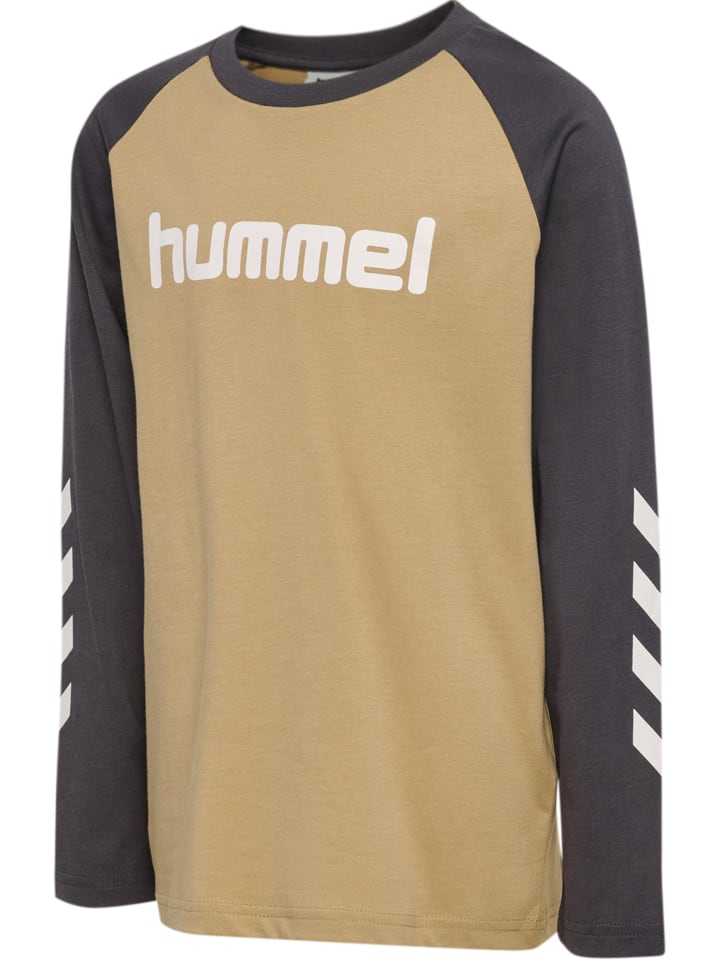 Футболка Hummel с логотипом Hmljr для детей в цвете CORNSTALK Hummel — фото 4