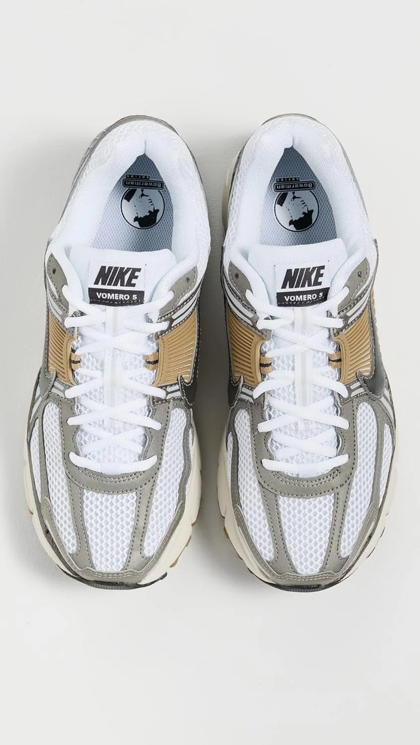 Кроссовки мужские Nike Zoom Vomero 5, Mtlc Pewter Medium Ash Parachute Beige — фото 4