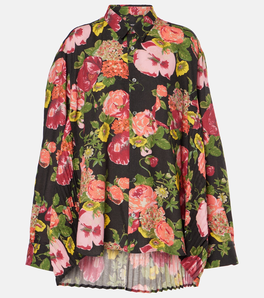 

Плиссированная рубашка Junya Watanabe, Black Pink