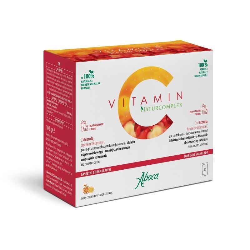 

Aboca Vitamina C Naturocomplex 5 g Saszetkiпорошок витамина С, 20 шт.