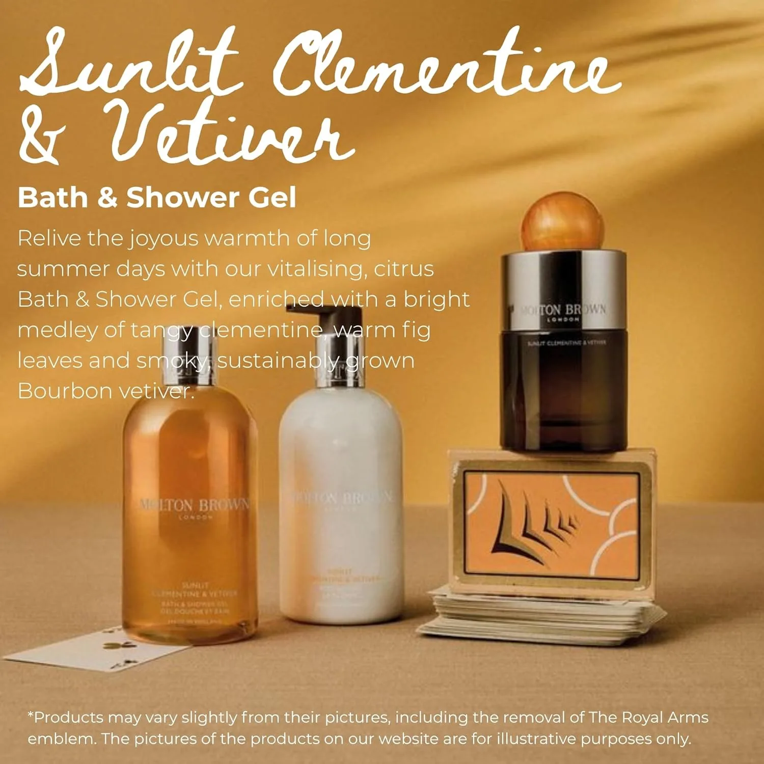 Гель для душа Molton Brown Sunlit Clementine & Vetiver, 10 жидких унций., Bronze — фото 3