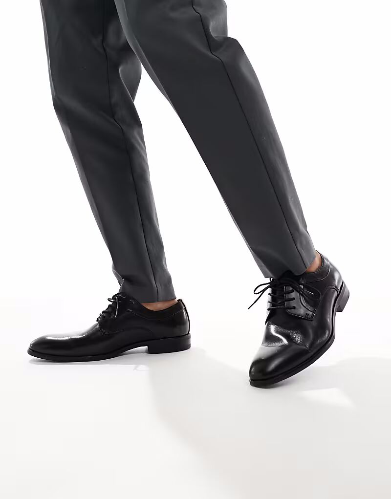 

schuh Rail туфли на шнурках из черной кожи